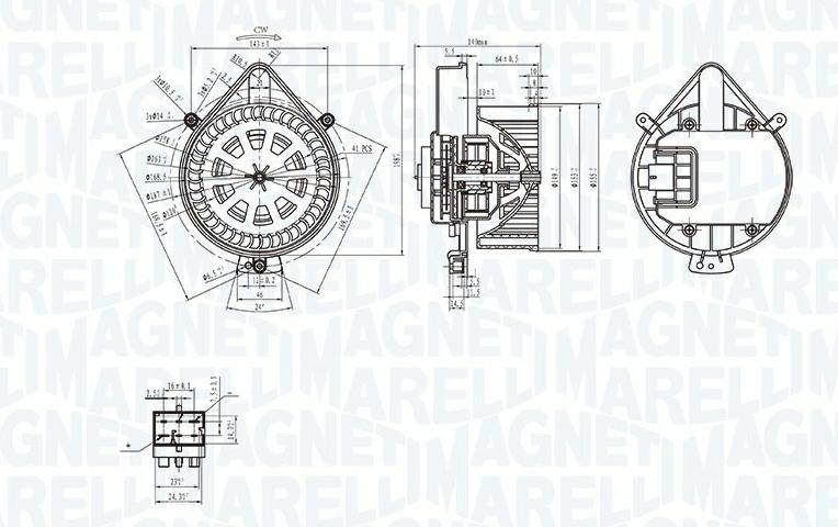 Articolo 00GWZ - VENTOLA ABITACOLO AUDI A4 (8E2, B6) - SEAT -