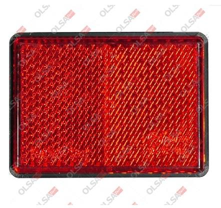 Articolo 06HP6 - CATADIOTTRO 63X51 MM ADESIVO ROSSO