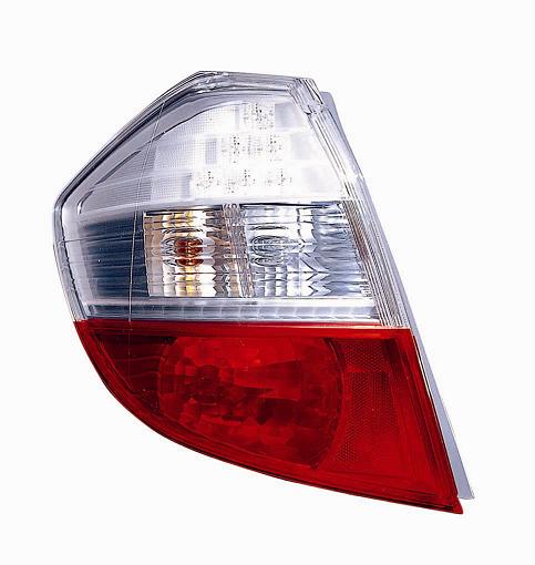 Articolo 09QPV - FANALE P/DX BIANCO ROSSO A LED HONDA JAZZ 10/08>02/11