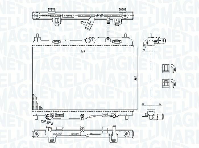 Articolo 0Z6BV - RADIATORE FORD FORD