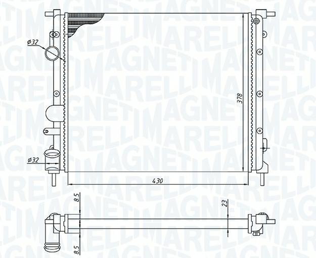 Articolo 1042M - RADIATORE RENAULT KANGOO (FW0/1)