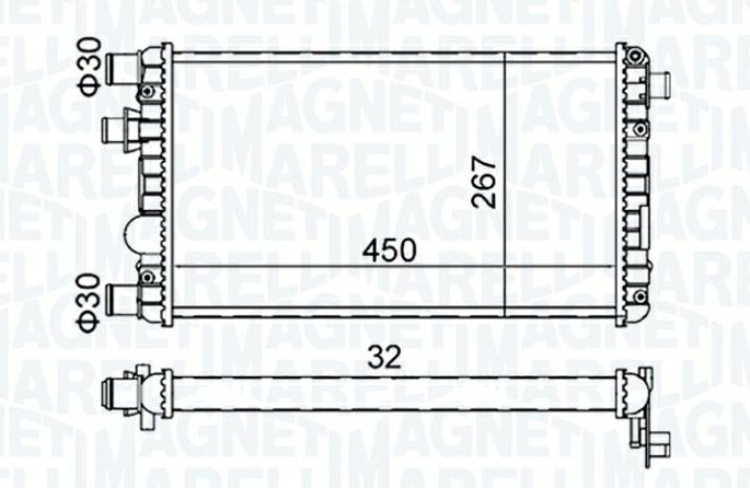 Articolo 17ZXD - RADIATORE FIAT SEICENTO/ 600 (187)