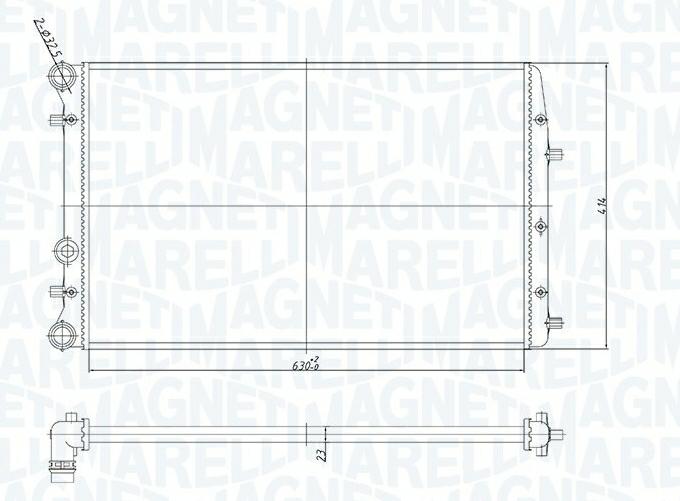 Articolo 1NV7C - RADIATORE VW POLO (9N) 1.2 12V