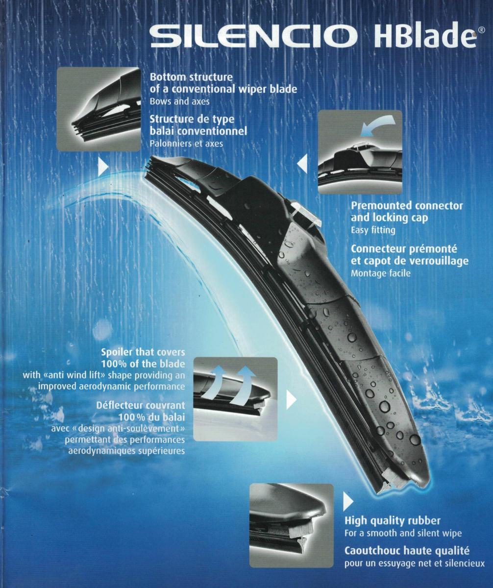 Articolo 25VPP - VH136 SPAZZOLA TERGI SILENCIO HBLADE(MM 700) LATO GUIDA