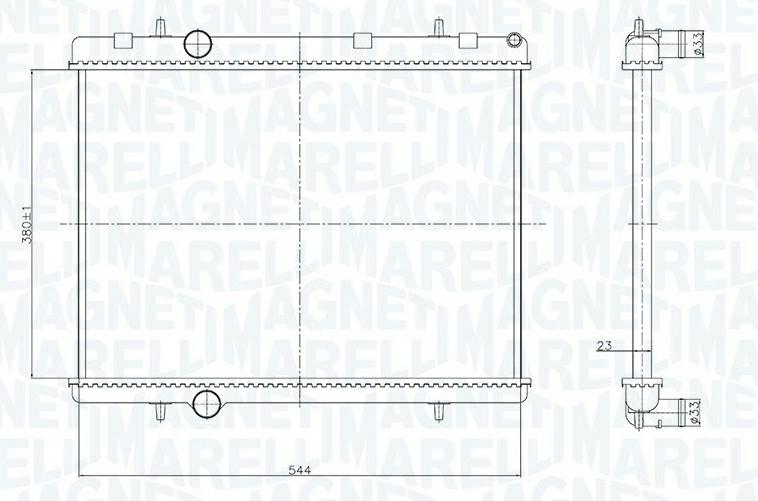 Articolo 3S2BT - RADIATORE CITROÃN XSARA PICASSO (N68) 1.6