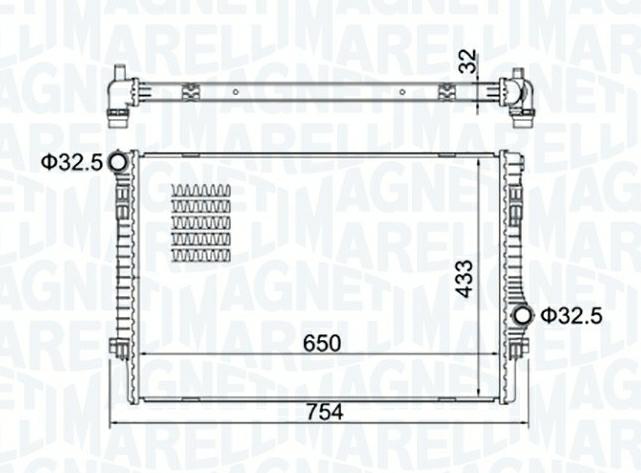 Articolo 4ZBY1 - RADIATORE VW GOLF VII (5G1, BQ1, BE1, BE2