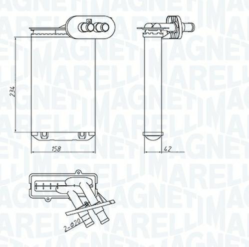 Articolo 6D8C7 - RISCALDATORE VW GOLF III-SEAT