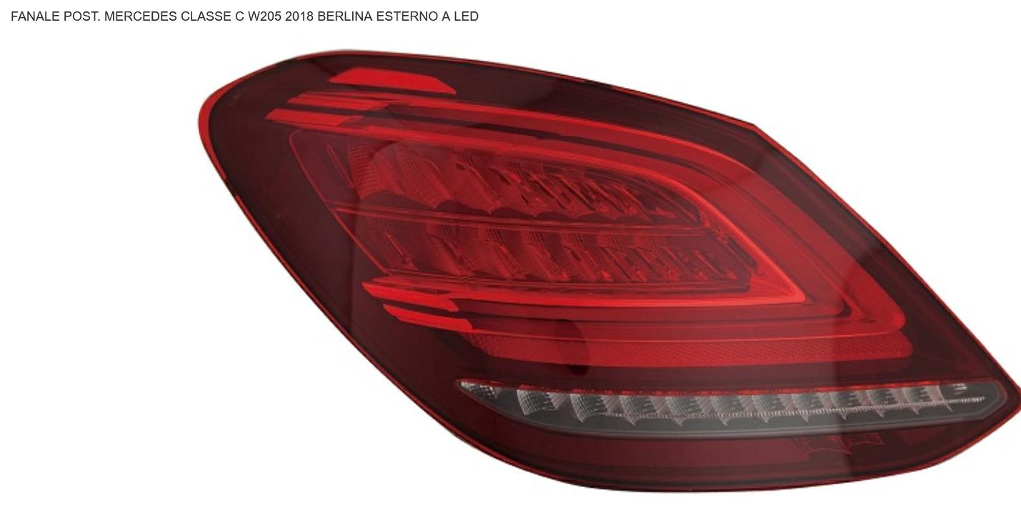 Articolo 7VMX7 - FANALE P/SX EST A LED MERCEDES CLASSE C W205 04/18>