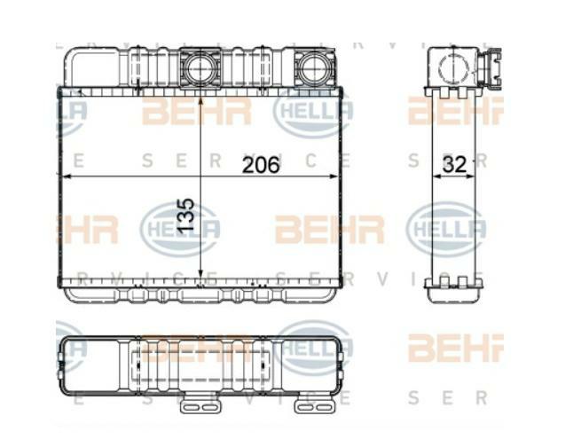 Articolo 8NP5R - RAD RISCALD BMW 3 (E46)