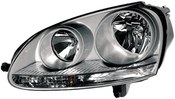 Articolo 91Q4D - FARO DX H7-H7 C/MOTOR ELETT PARAB CROM VW GOLF 5 08/03> S/LAMP