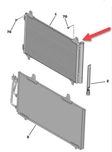Articolo 959BQ - CONDENSATORE OP CORSA F- PE 208