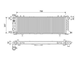 Articolo 9VRDS - RADIATORE JEEP CHEROKEE