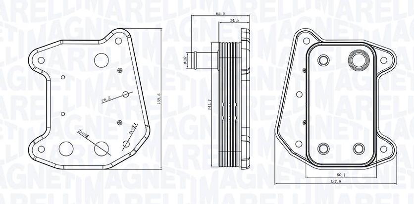 Articolo BNRQK - RADIATORE OLIO MERCEDESA-CLASS W169 180 CDI