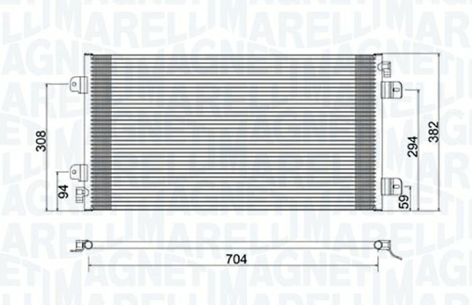 Articolo BX9QY - CONDENSATORE NISSAN, RENAULT ,OPEL