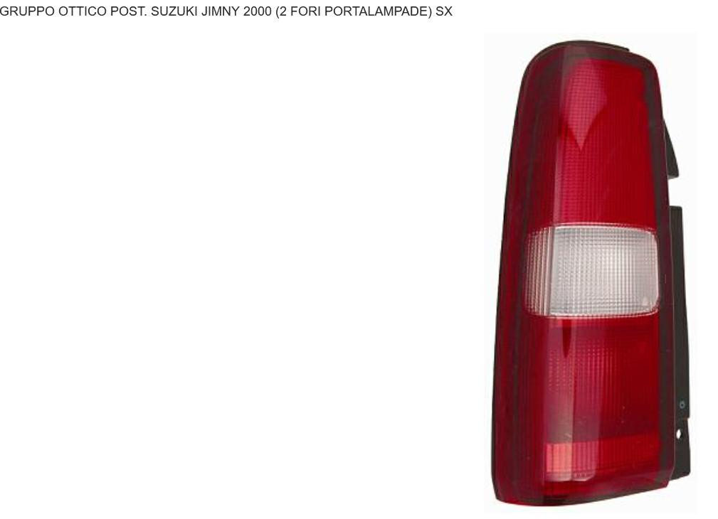 Articolo C3MV9 - GR OTTICO P/SX SUZUKI JIMNY 01/98>