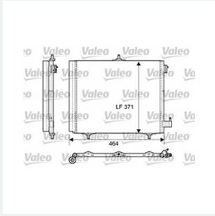 Articolo D06QT - COND CITROEN C5- PEUG. 407 2010 >