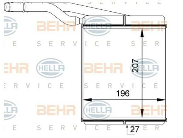 Articolo F9BCG - RAD RISCALD FORD FOCUS