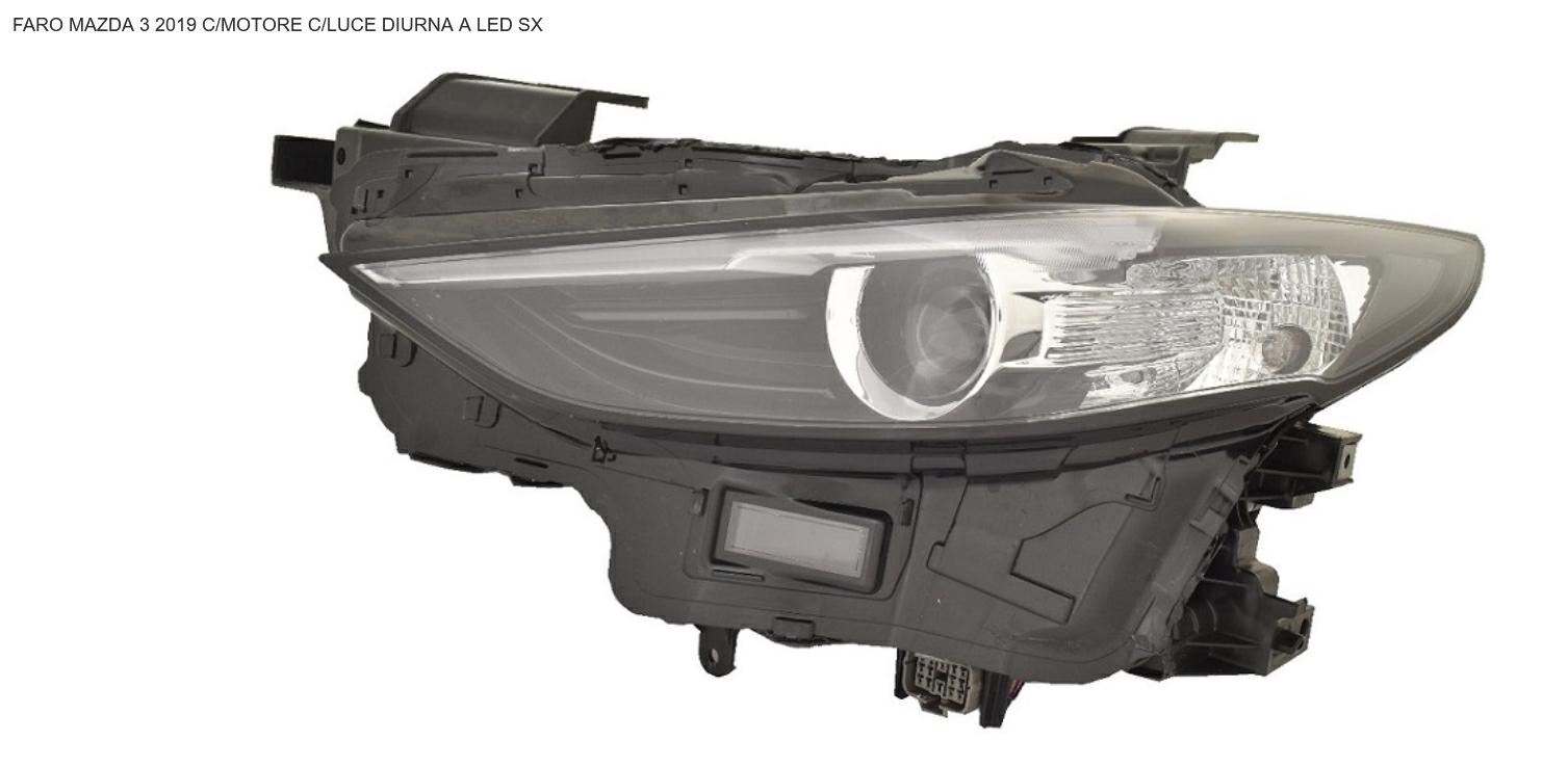 Articolo G7853 - FARO SX C/MOTOR ELETTR C/DRL A LED MAZDA 3 01/19>