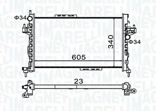 Articolo GPM97 - RADIATORE OPEL CORSA C (X01)