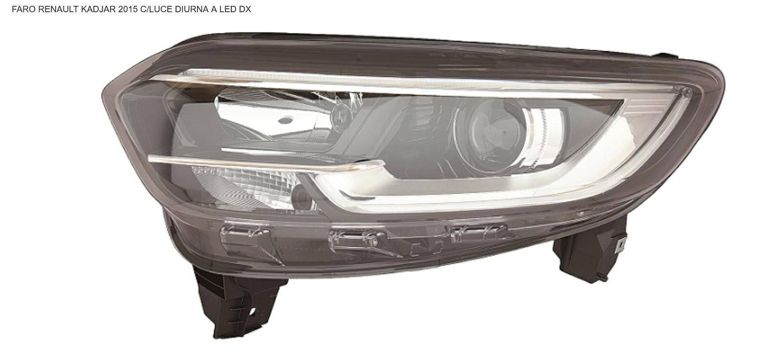 Articolo GV4ZK - FARO DX PRED REG ELETT C/DRL LED REN KADJAR 01/15>