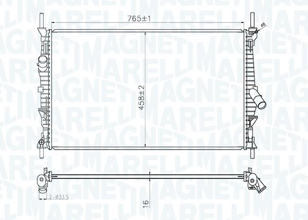 Articolo HPP5R - RADIATORE, RAFFREDDAMENTO MOTORE FORD TRANSIT CU