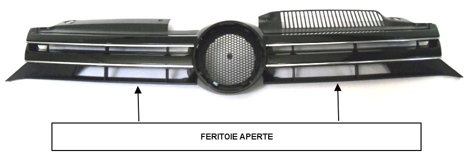 Articolo K68N2 - GRIGLIA C/MODAN CROM VW GOLF 6 01/09> APERTA