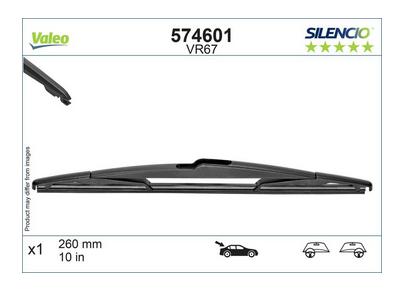 Articolo KHG7M - VR67 SPAZZOLA TERGI SILENCIO REAR BLADE (MM 260)