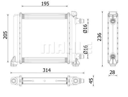 Articolo KRY2Y - RADIATORE BMW 1 / MINI