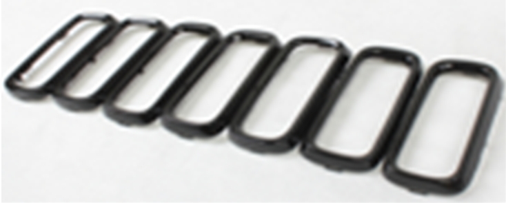 Articolo MZNNF - KIT MODAN GRIGLIA NERE JEEP RENEGADE 03/14>