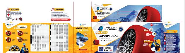 Articolo NSYBK - CALZA DA NEVE FLIX MISURA S (190X39 CM) DIAMETRO 58 CM