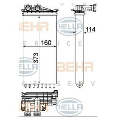 Articolo R7C30 - RAD RISCALD PEUGEOT 3008 / 5008
