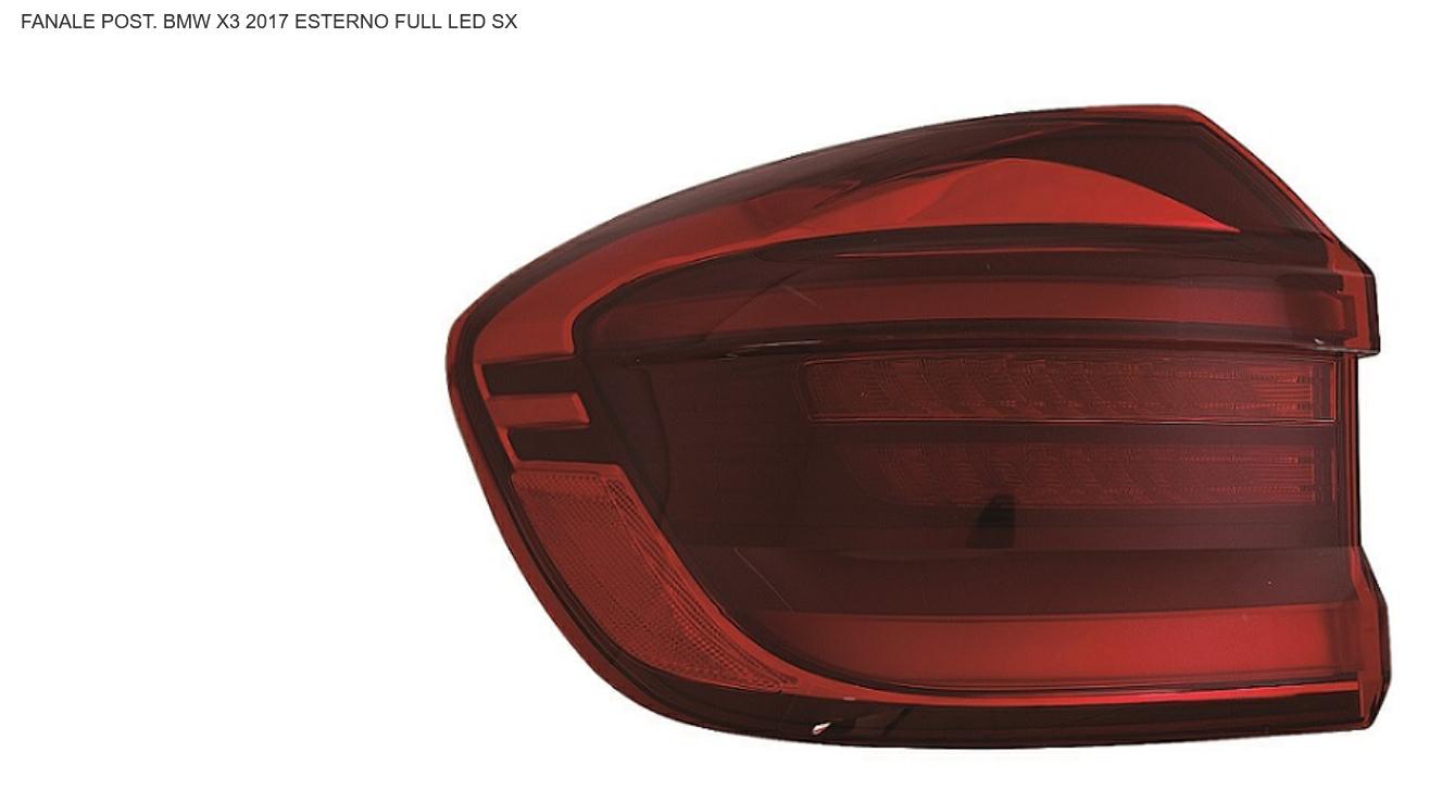 Articolo SRY25 - FANALE P/SX EST FULL LED BMW X3 G01 01/18> IX3 G08 10/20>