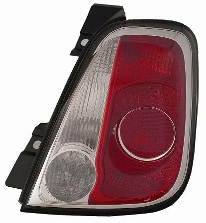 Articolo TY9FN - GR OTT P/SX BIANCO-ROSSO BORDO NERO FIAT 500 09/10>CABRIO