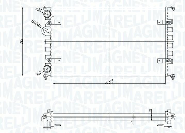 Articolo W9Q8V - RADIATORE VW POLO (6N2)1.4