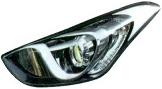 Articolo X9DPP - FARO SX H7 C/MOTOR EL HYUNDAI I30 01/12> PARAB CROM