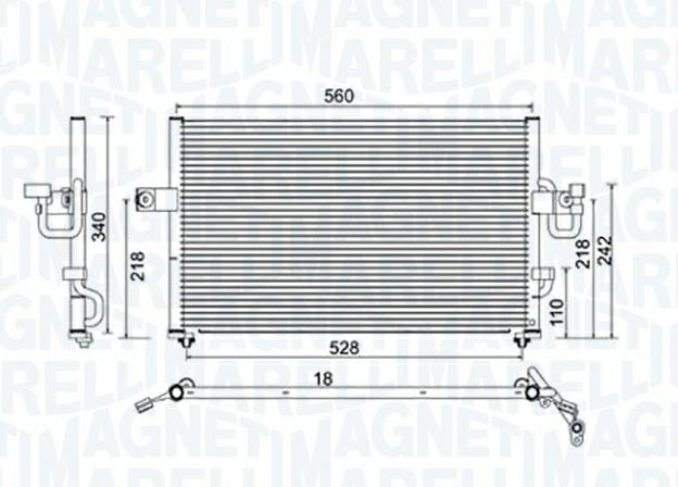 Articolo XMB94 - CONDENSATORE HYUNDAI ACCENT I (X-3)