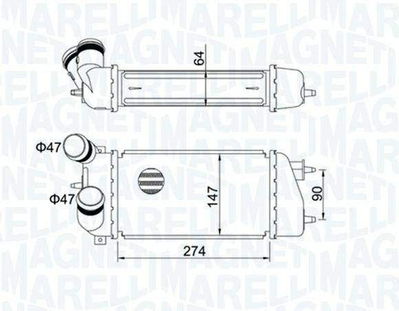 Articolo YZD9N - INTERCOOLER CITROÃN C3 I -C2