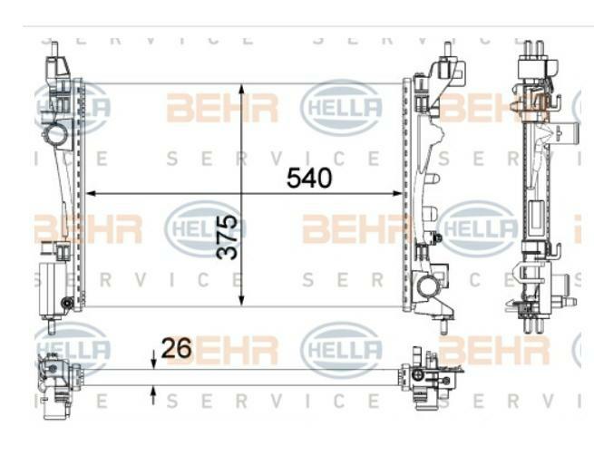 Articolo ZHSCM - RADIATORE OPEL CORSA D
